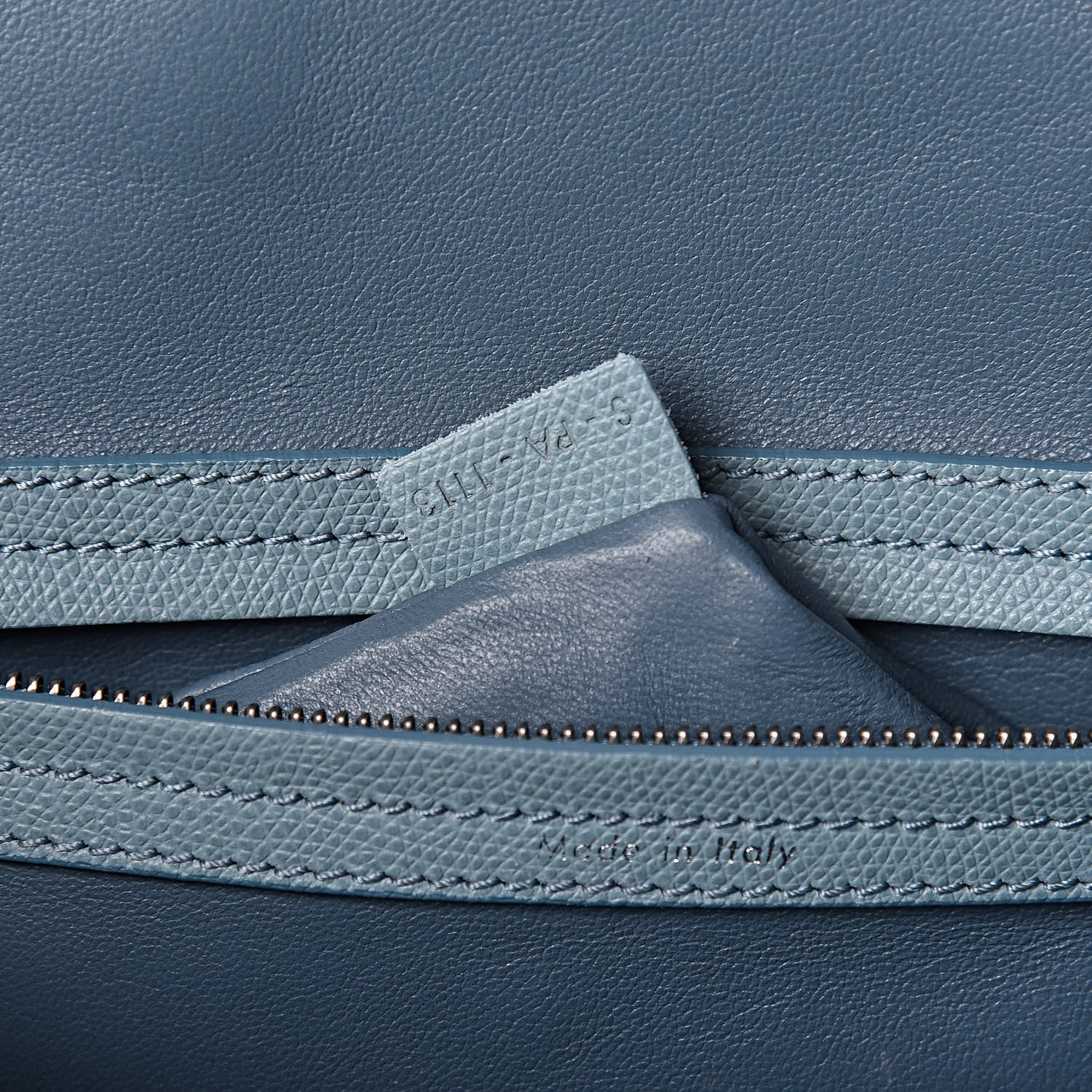 Celine Grained Calfskin Medium Phantom Luggage Sky Blue 7 of 10