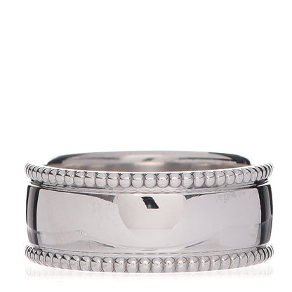Tiffany Sterling Silver Milgrain Logo Band Ring 54 6.75 3 of 4