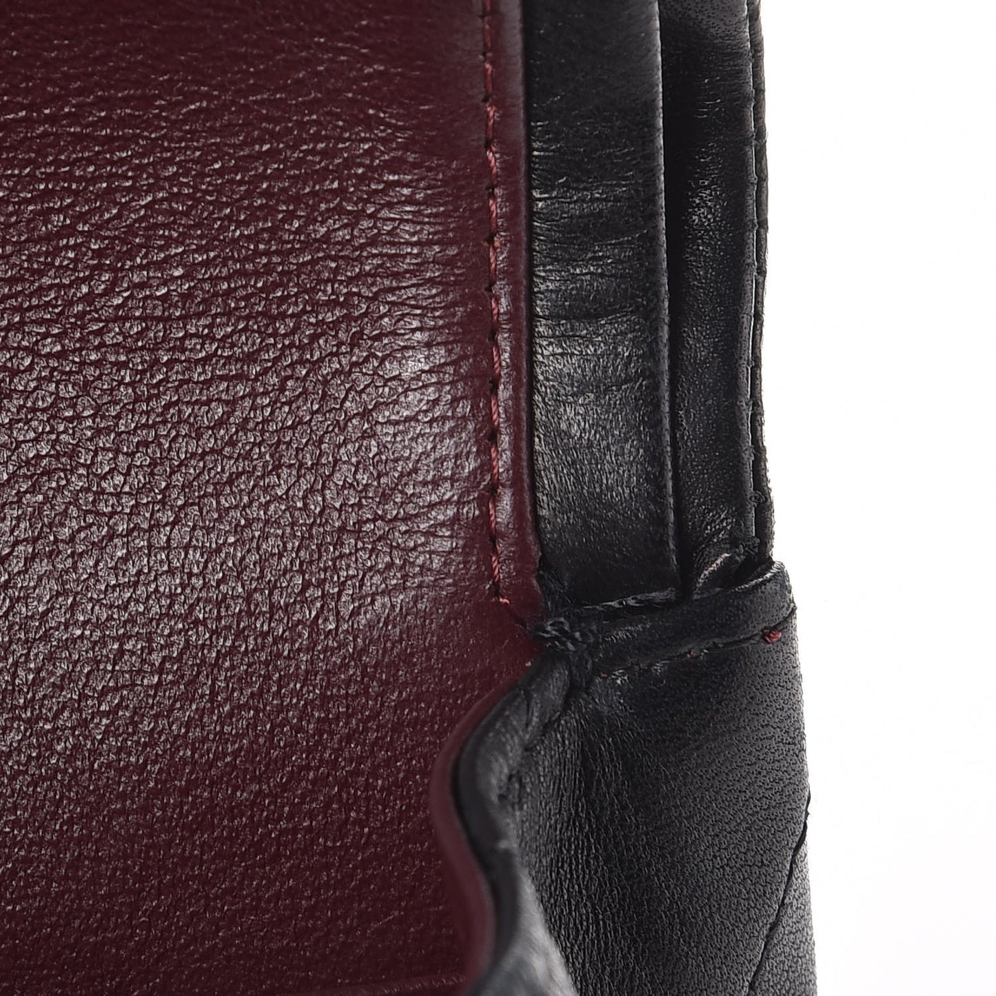 Lambskin Quilted Small Double Flap Black