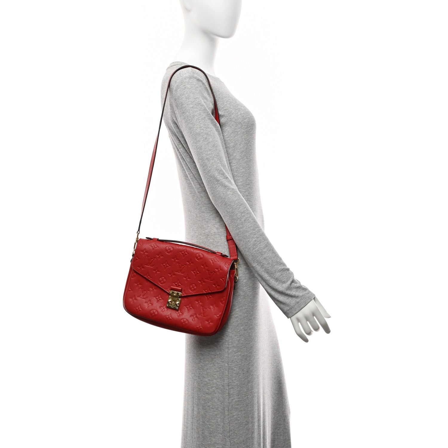 Louis Vuitton Empreinte Pochette Metis Cherry 2 of 10