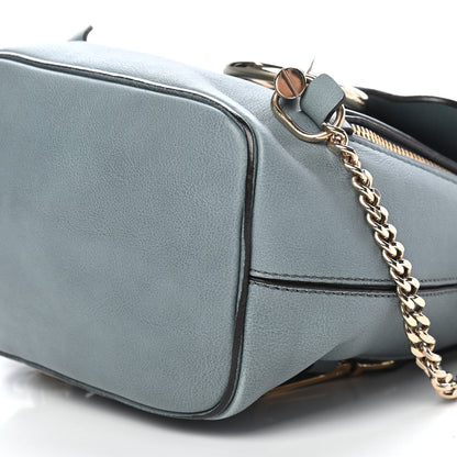 Chloe Suede Calfskin Mini Faye Backpack Washed Blue 5 of 9