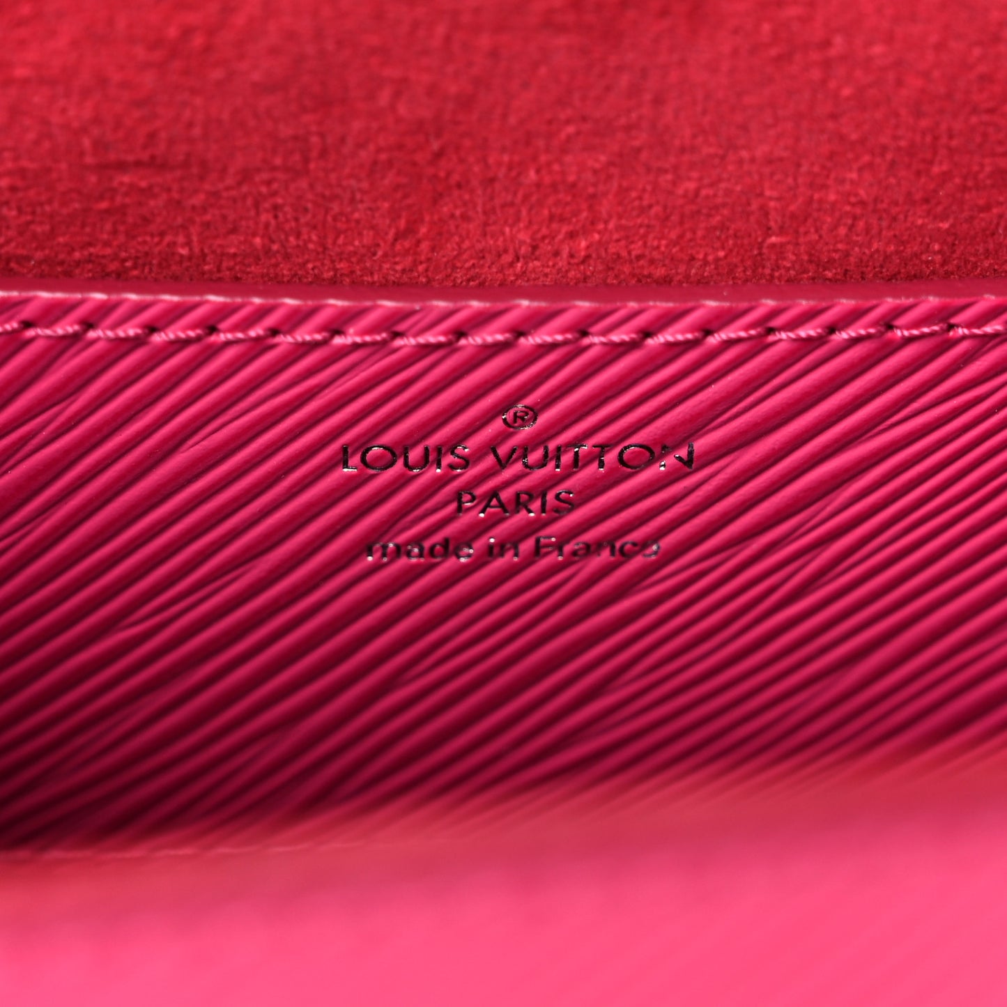 Epi Twist Shoulder Bag MM Hot Pink