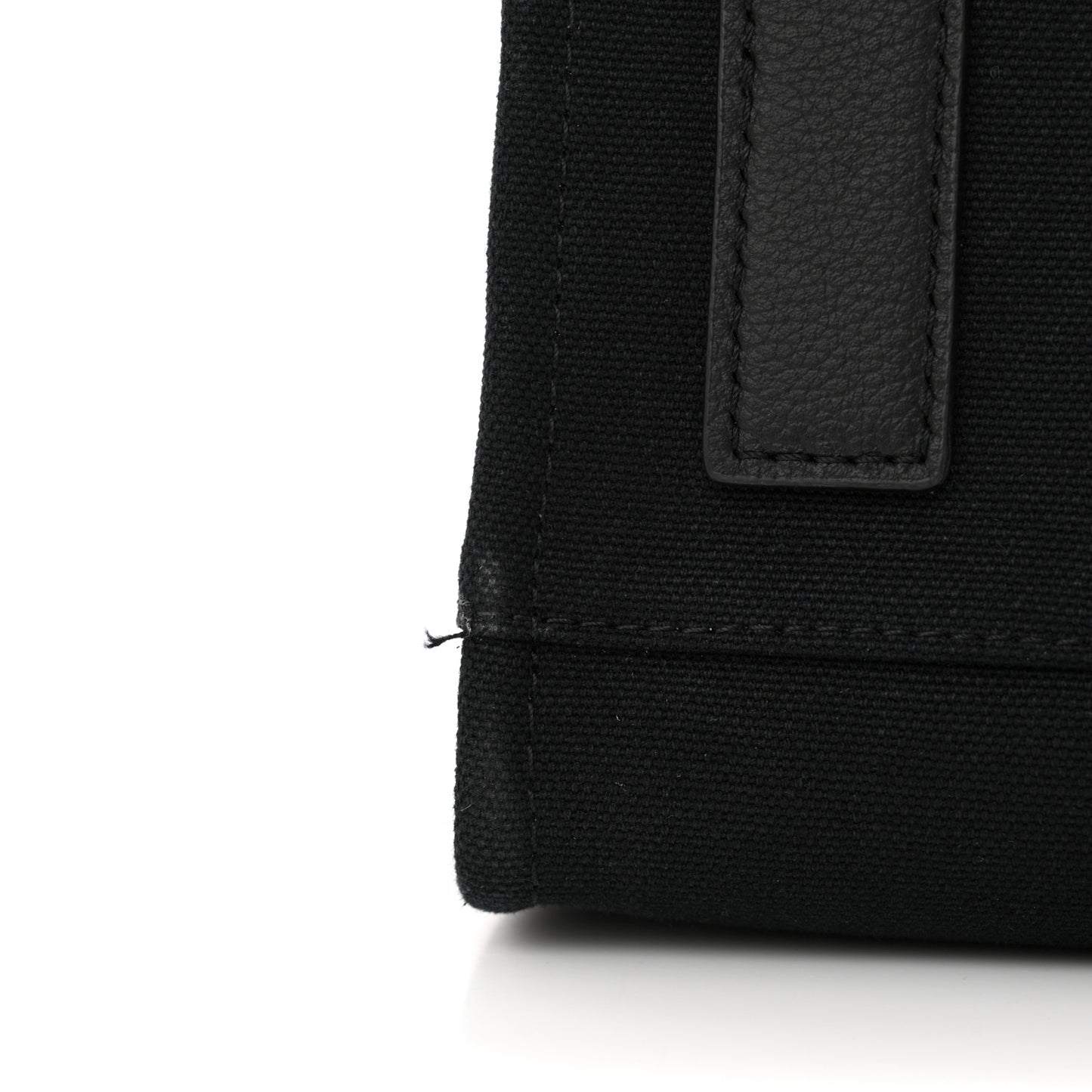 Canvas Calfskin Large La Medusa Tote Bag Black
