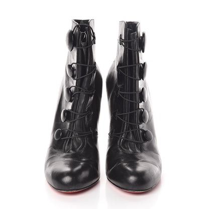 Christian Louboutin Shiny Nappa Booton 120 Ankle Boots 41 Black 2 of 7