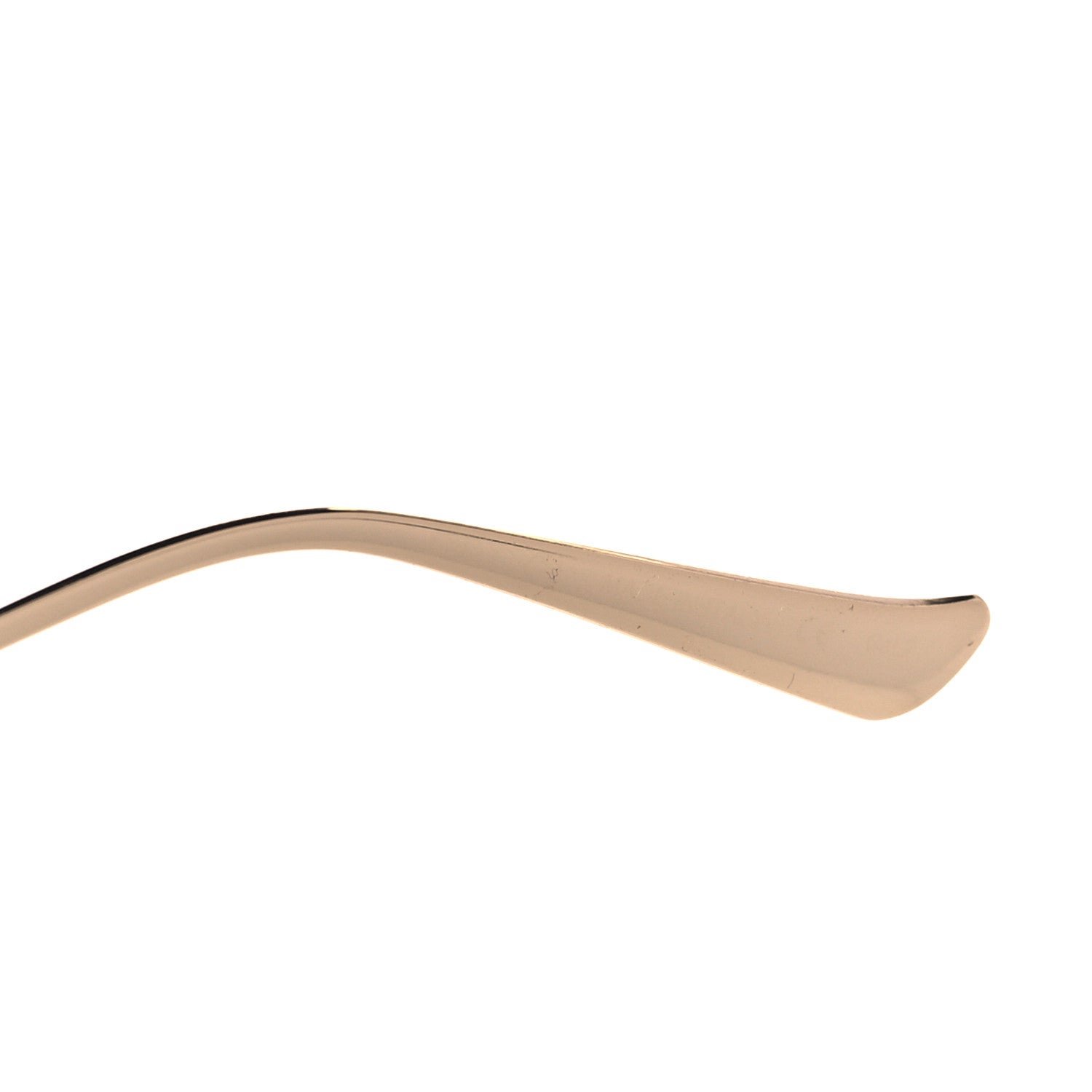 Gucci Metal Oversized Round Frame GG0225S Sunglasses Gold 5 of 6