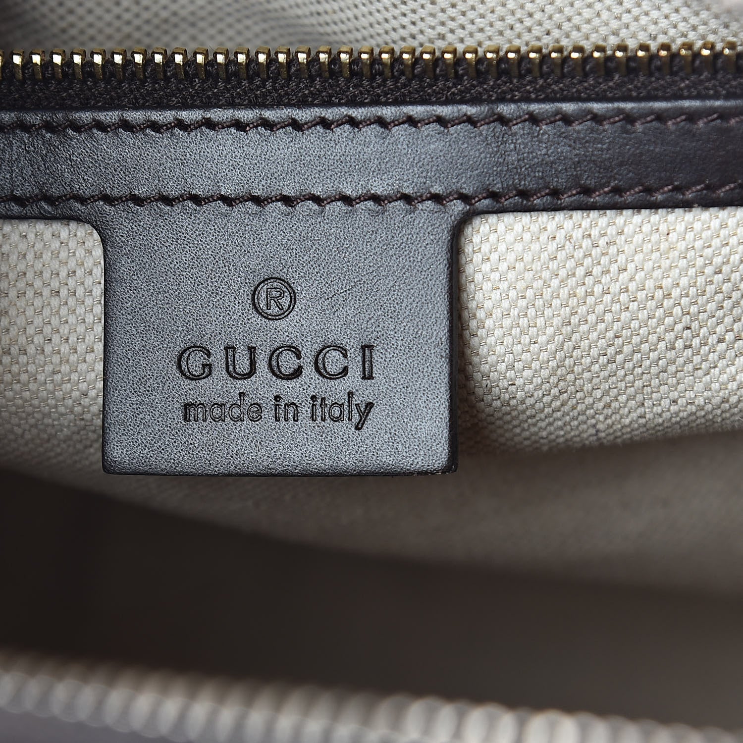 Gucci Monogram Vintage Web Medium Boston Dark Brown 6 of 9