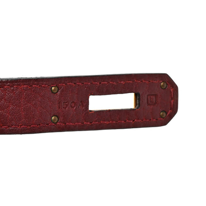 Hermes Fjord BIRKIN 35 Rouge H 7 of 16