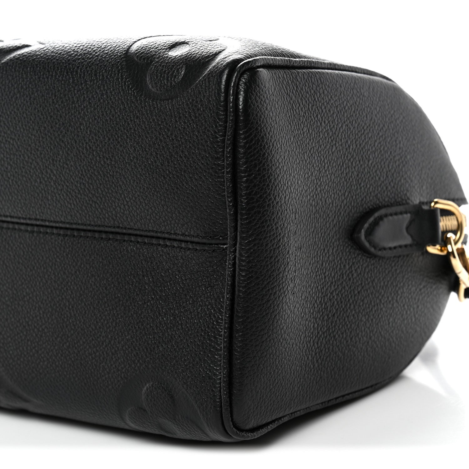 Louis Vuitton Empreinte Monogram Giant Speedy Bandouliere 25 Black 9 of 10