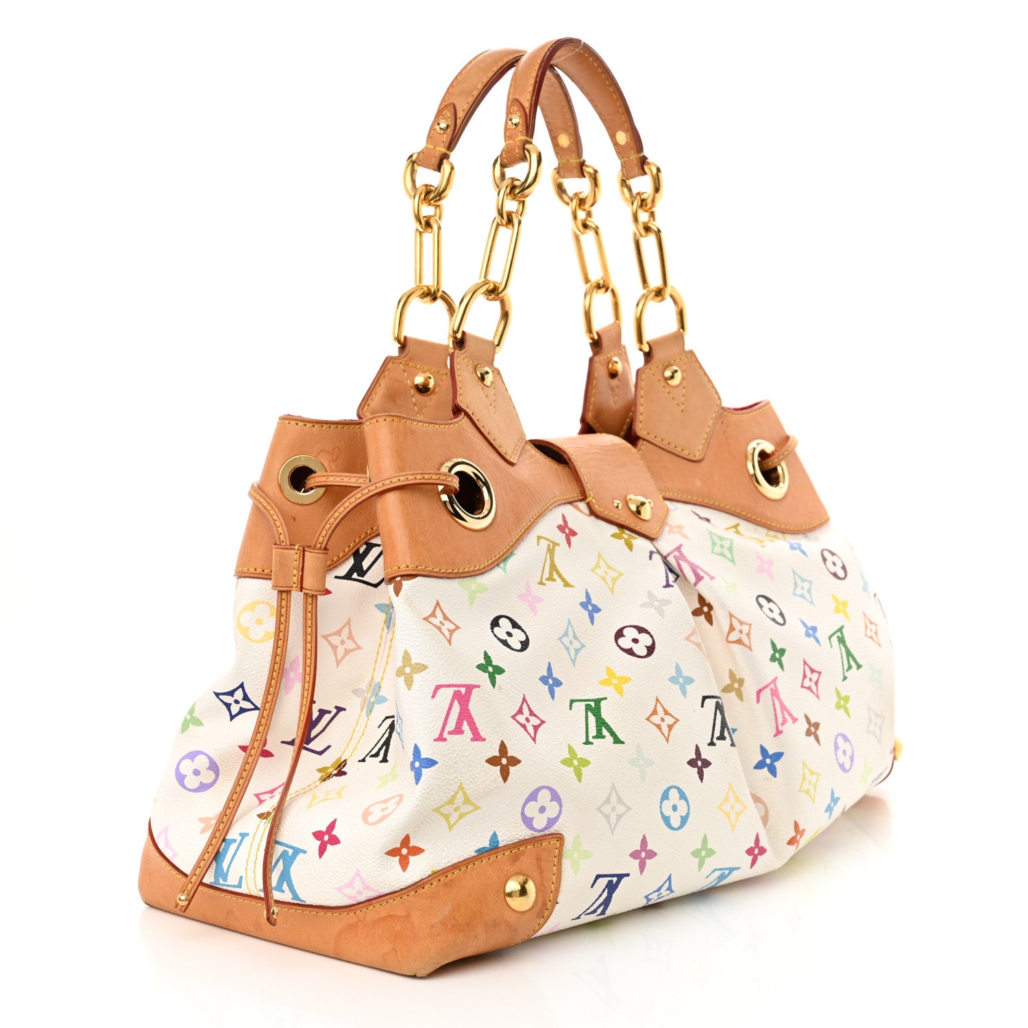 Louis Vuitton Monogram Multicolor Ursula White 3 of 20