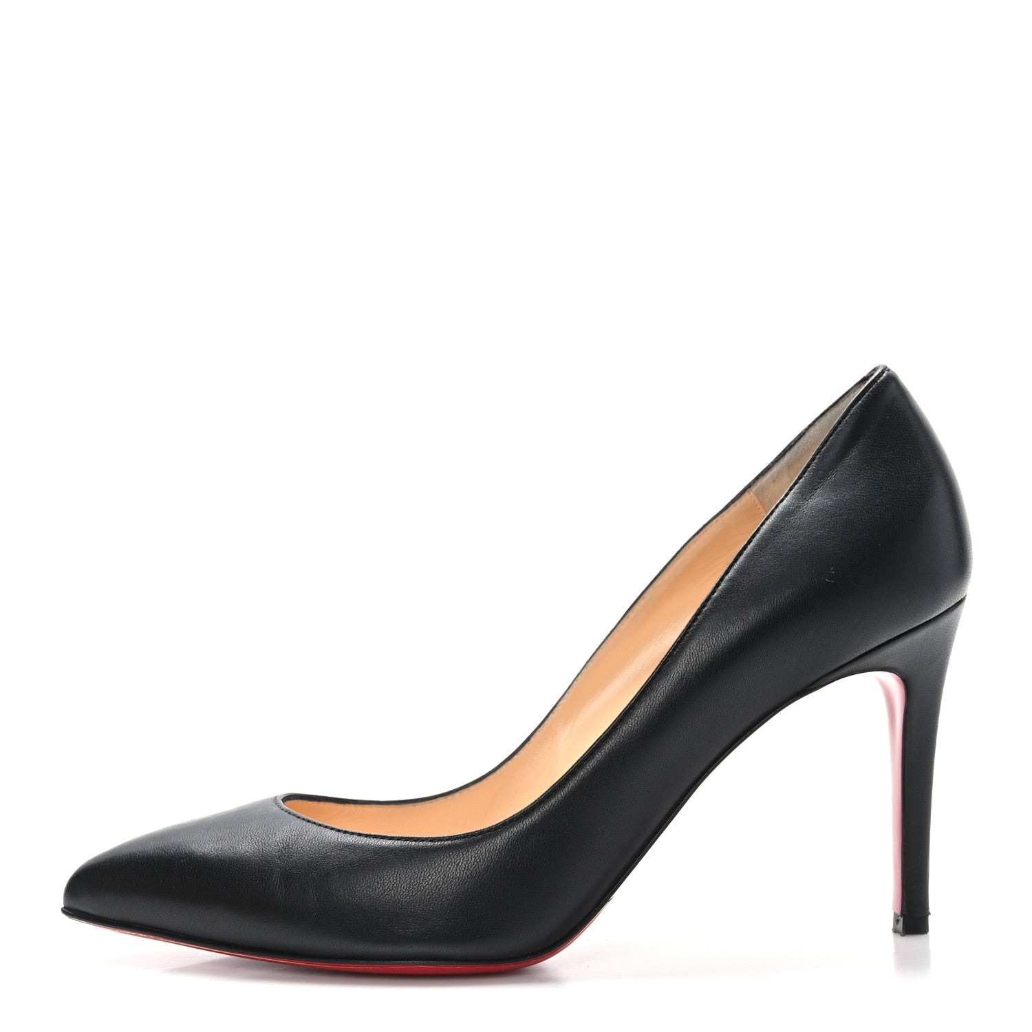 Christian Louboutin Shiny Nappa Pigalle Follies 85 Pumps 38 Black 1 of 8
