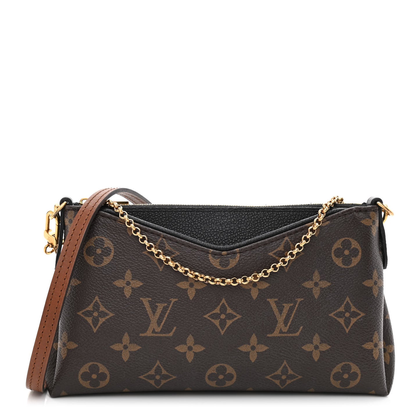Monogram Pallas Clutch Black