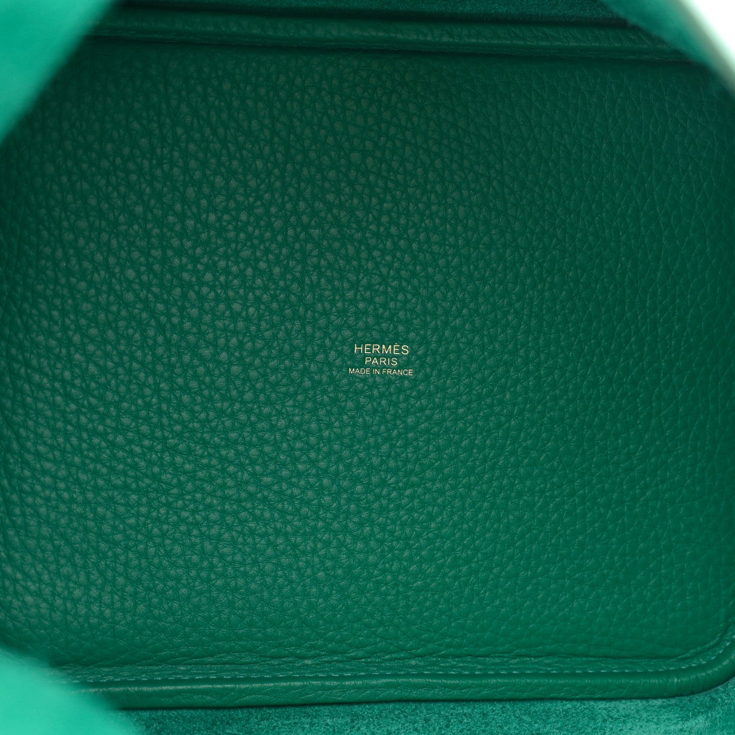 Hermes Taurillon Clemence Picotin Lock 22 MM Vert Jade 5 of 12
