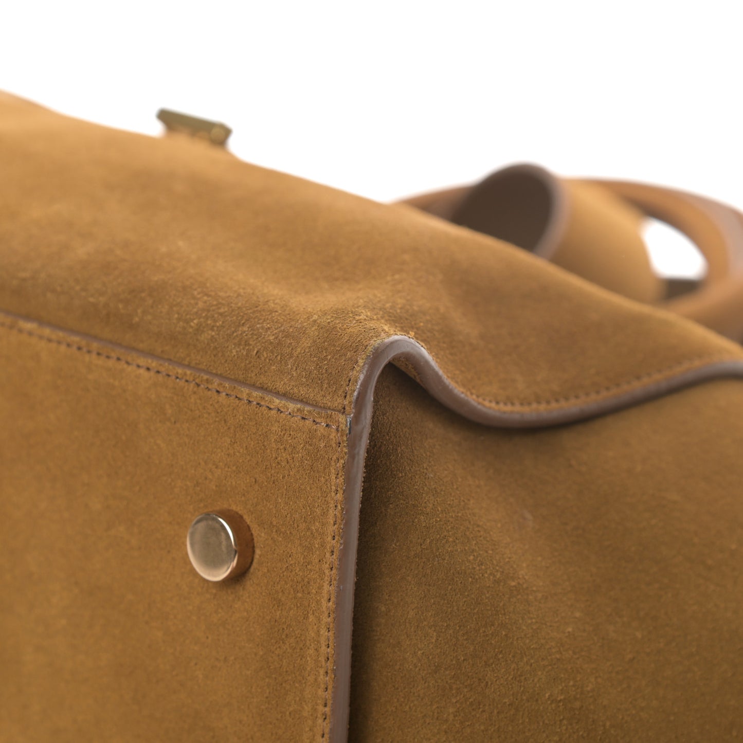 Suede Small Monogram Downtown Cabas Light Ocre