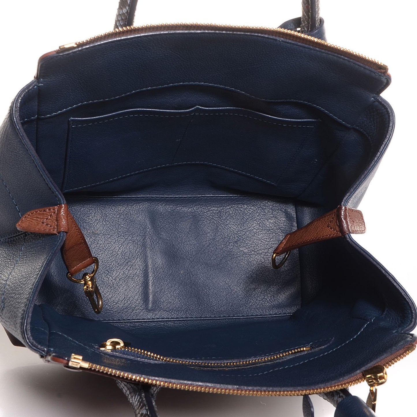 Monogram Ostrich Python Majestueux PM Blue