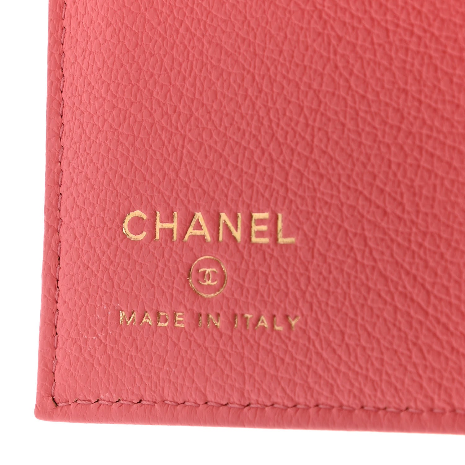 Chanel Goatskin Camellia Card Holder Pink 6 of 7