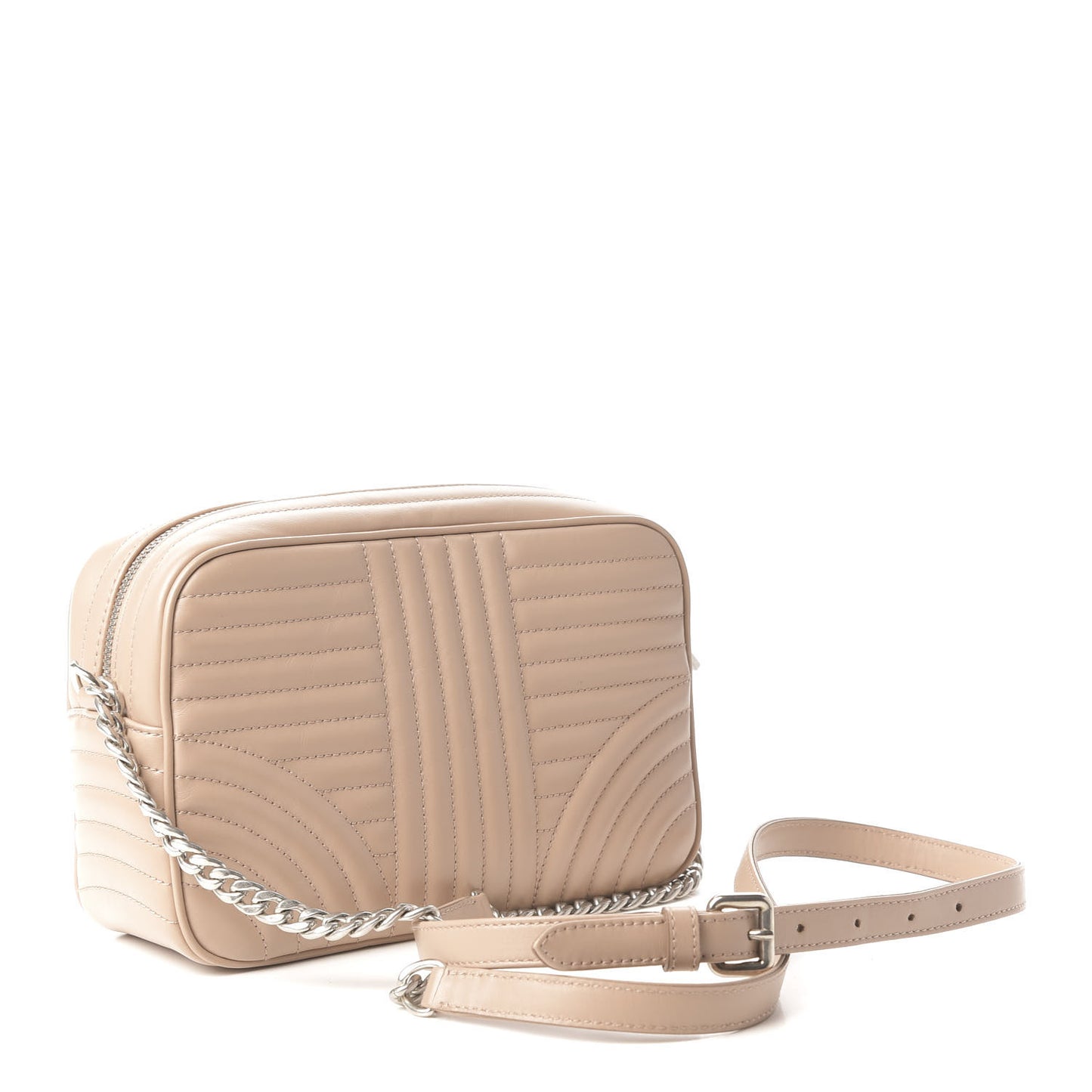 Soft Calfskin Diagramme Camera Bag Cipria