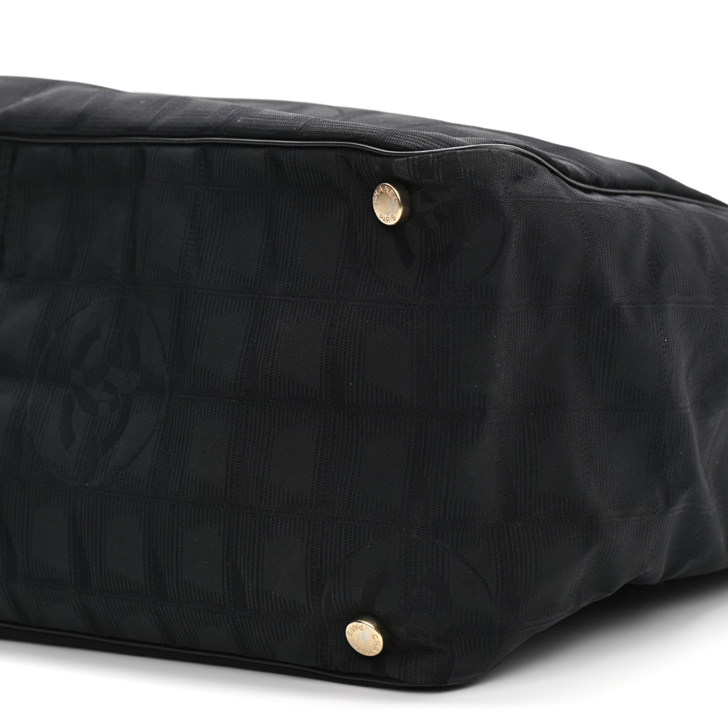 Nylon Medium Travel Tote Black