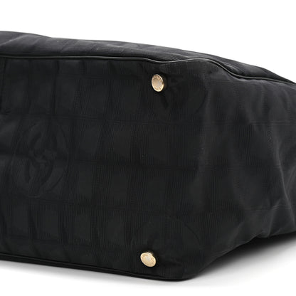 Chanel Nylon Medium Travel Tote Black 9 of 11