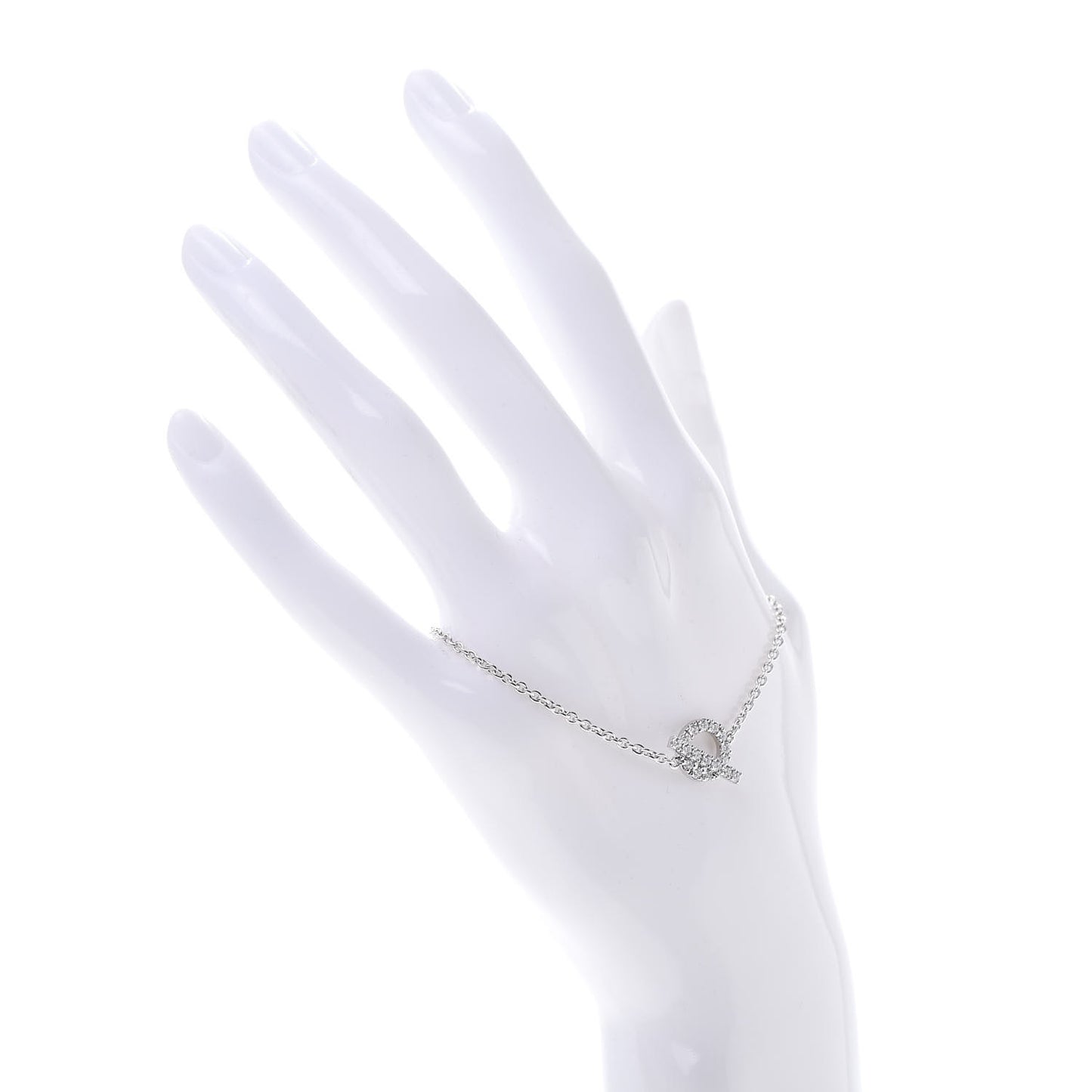 18K White Gold Diamond Finesse Bracelet ST