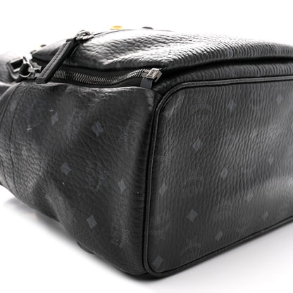MCM Visetos Studded Medium Dual Stark Backpack Black 8 of 13