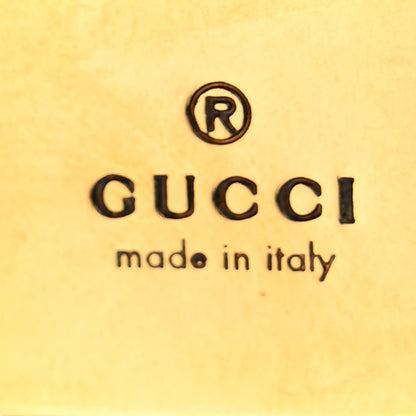 Gucci Calfskin GG Supreme Monogram Double G Reversible 20mm Belt 80 32 Beige Ebony Black 9 of 9