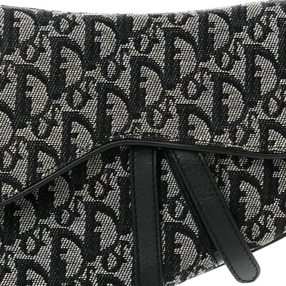 Christian Dior Monogram Saddle Bag Black 8 of 17
