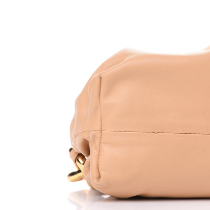Bottega Veneta Calfskin The Pouch Chain Almond 9 of 14