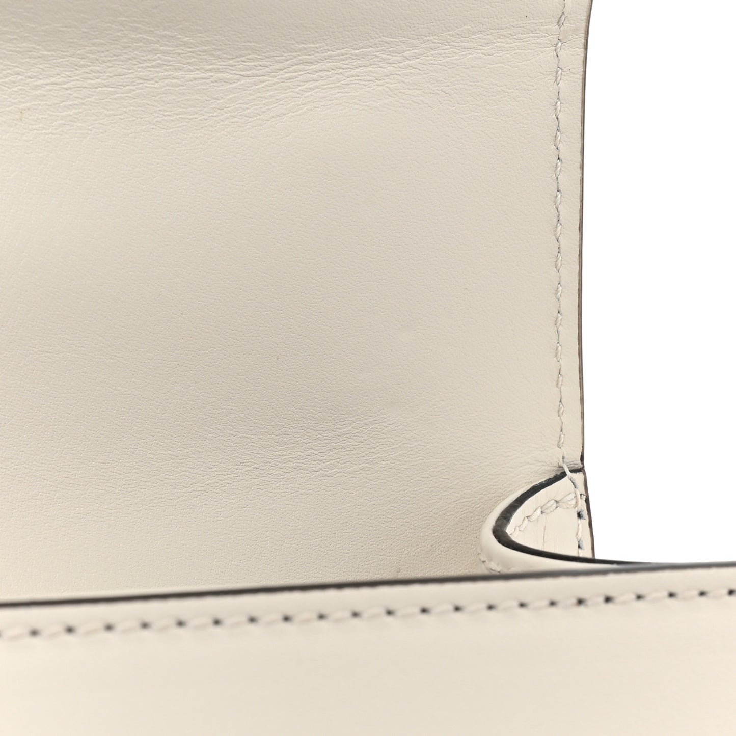 Calfskin Mini Sylvie Chain Shoulder Bag White