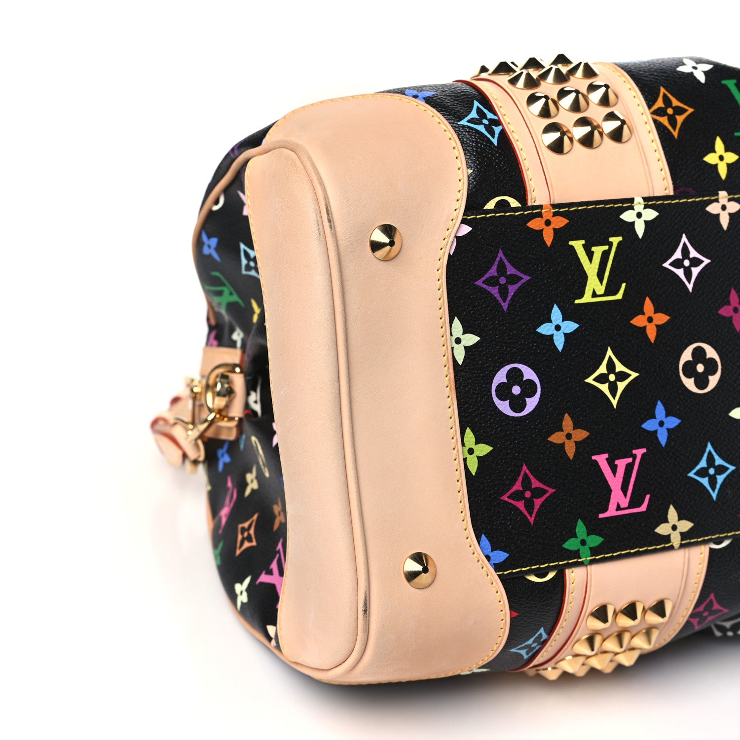 Louis Vuitton Monogram Multicolor Courtney GM Black 8 of 9