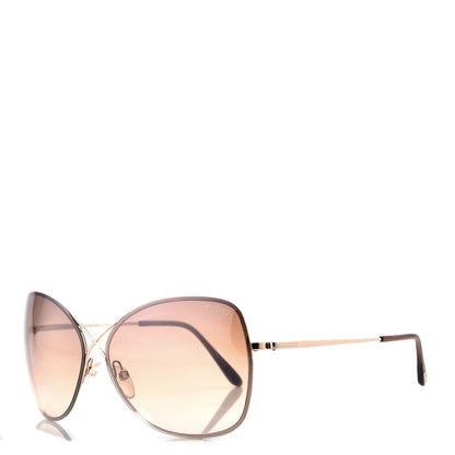 Tom Ford Colette Butterfly Sunglasses TF250 Rose Gold 1 of 7
