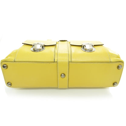 Marc Jacobs Leather Venetia Tote Yellow 3 of 10