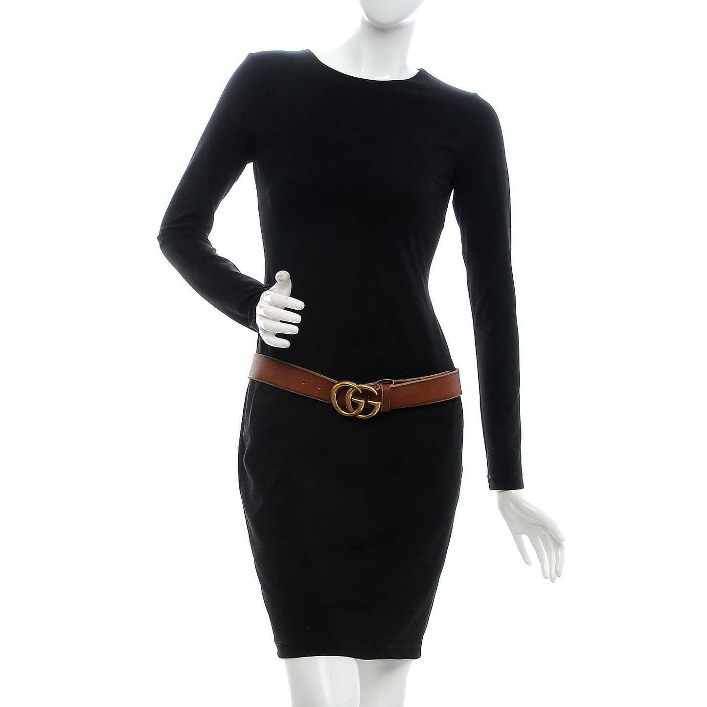 Faded Calfskin Double G 40mm Belt 85 34 Cuir