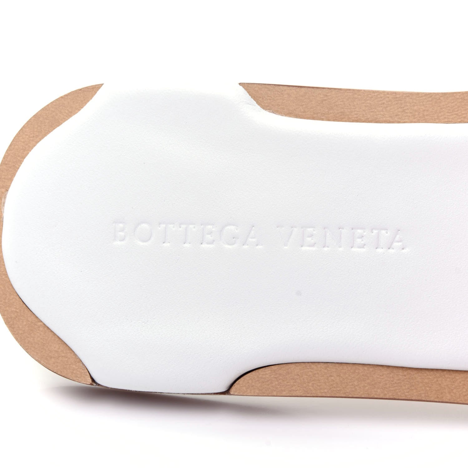 Bottega Veneta Nappa Intrecciato Squared Toe Flat Sandals 36 White 9 of 10