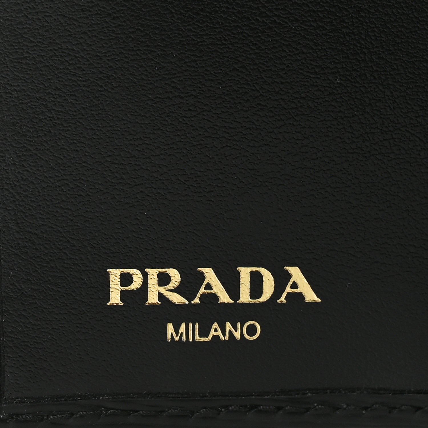 Prada Vitello Move Triangle Card Holder Wallet Black 6 of 6
