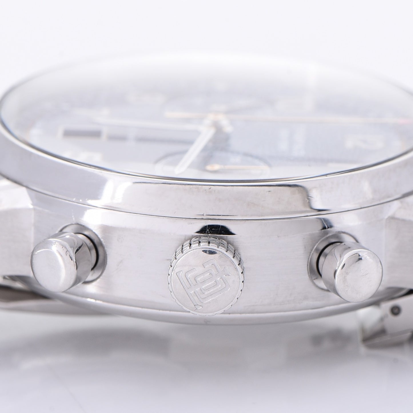 Stainless Steel 42mm CT60 Chronograph Automatic Watch Blue