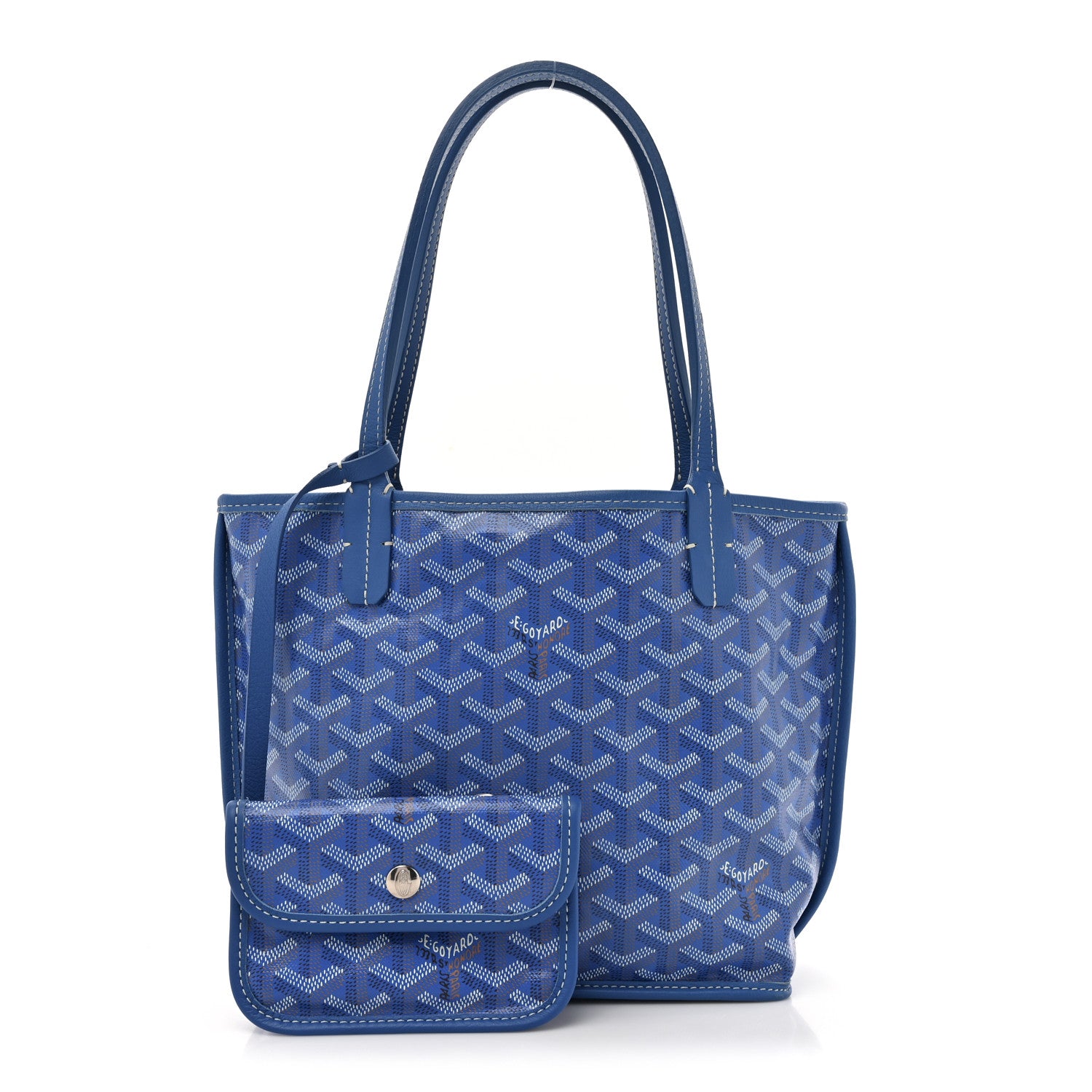 Goyard Goyardine Reversible Mini Anjou Sky Blue 3 of 23