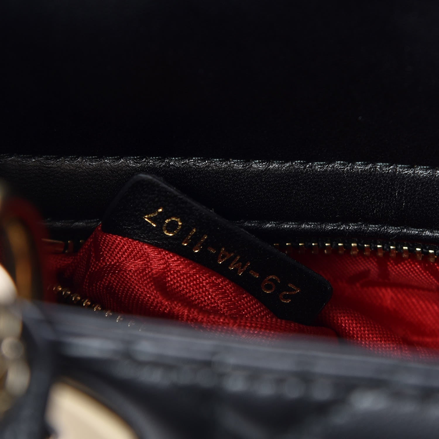 Christian Dior Lambskin Cannage Small Lucky Badges My Lady Dior Black 10 of 10