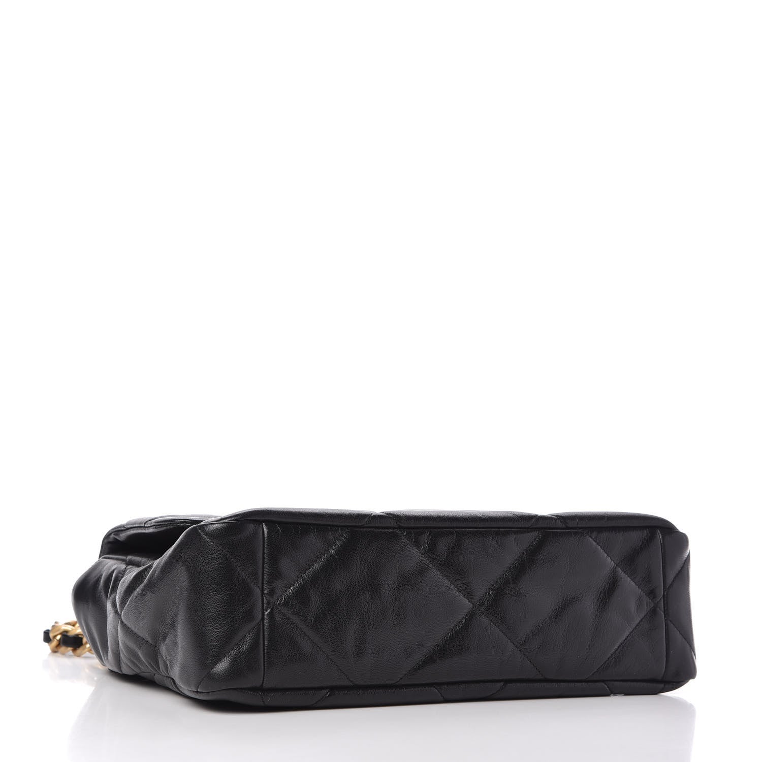 Chanel Goatskin Quilted Large Chanel 19 Flap Black 4 of 10