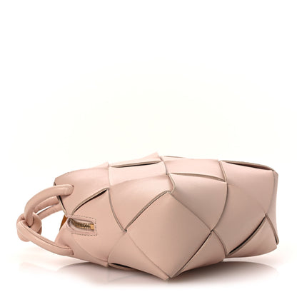 Bottega Veneta Lambskin Maxi Intrecciato Mini Cassette Camera Bag Macaroon 3 of 9