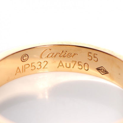 Cartier 18K Yellow Gold 4mm LOVE Wedding Band Ring 55 7.25 3 of 6