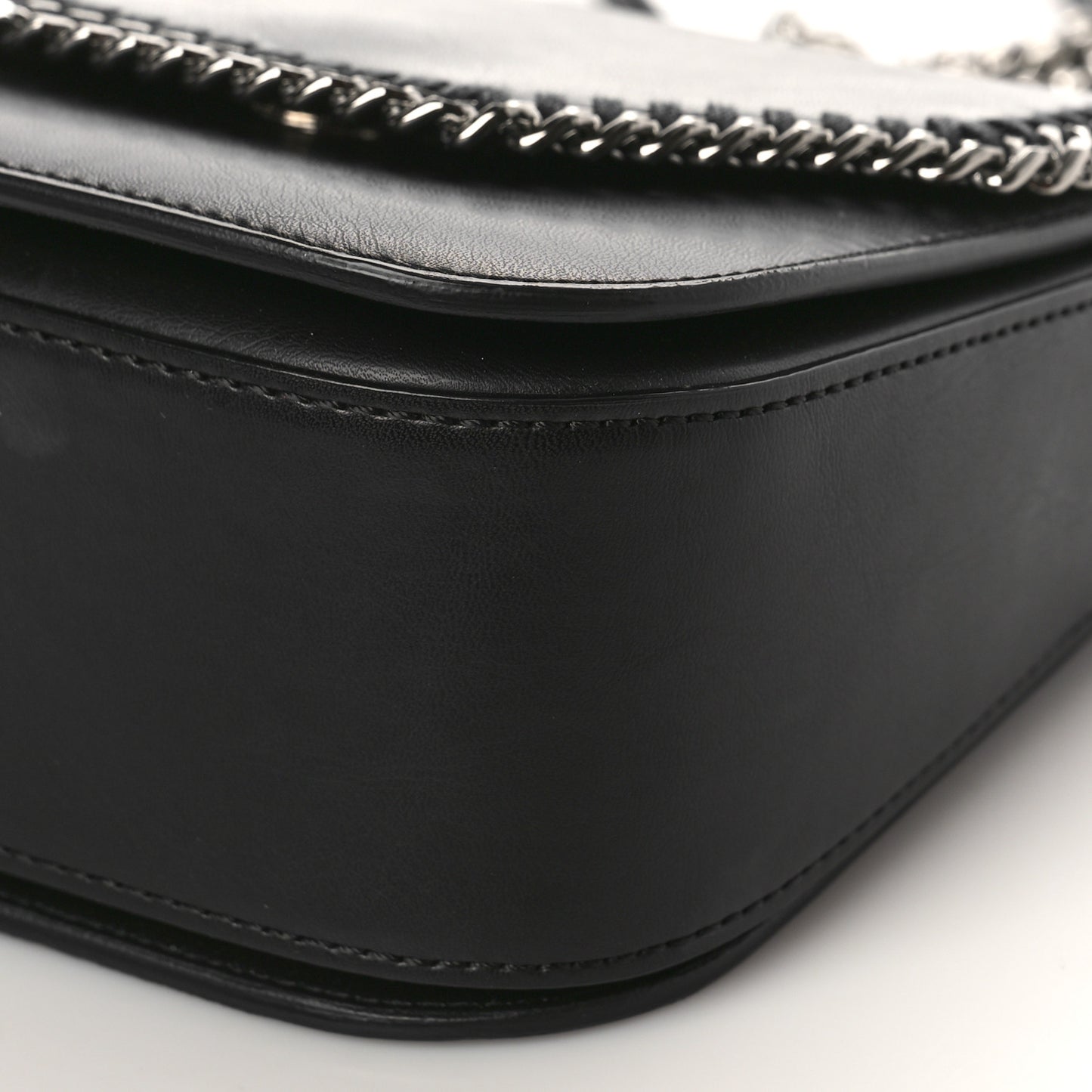 Eco Alter Nappa Medium Falabella Box Shoulder Bag Black