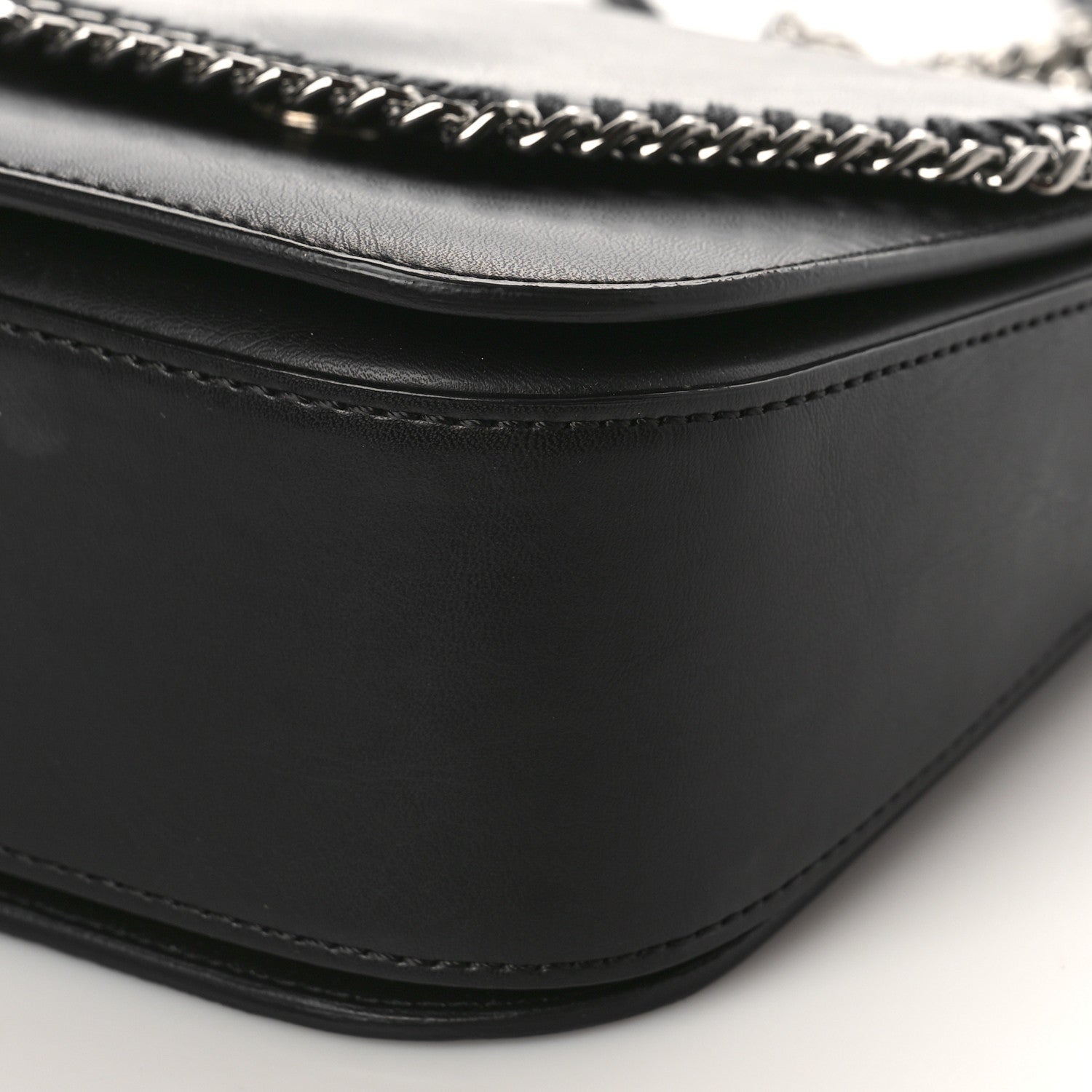 Stella McCartney Eco Alter Nappa Medium Falabella Box Shoulder Bag Black 9 of 10