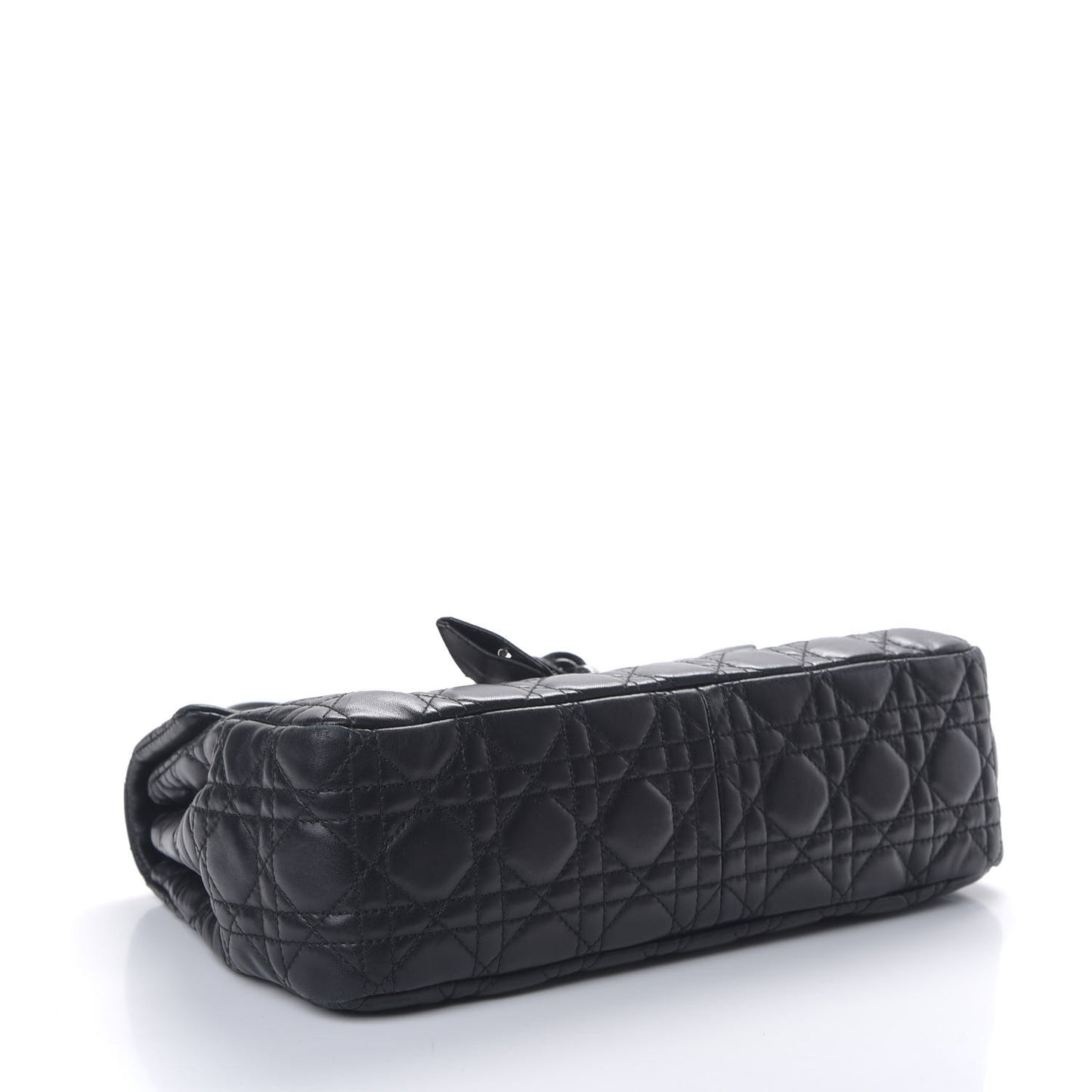 Lambskin Cannage Flap Bag Black