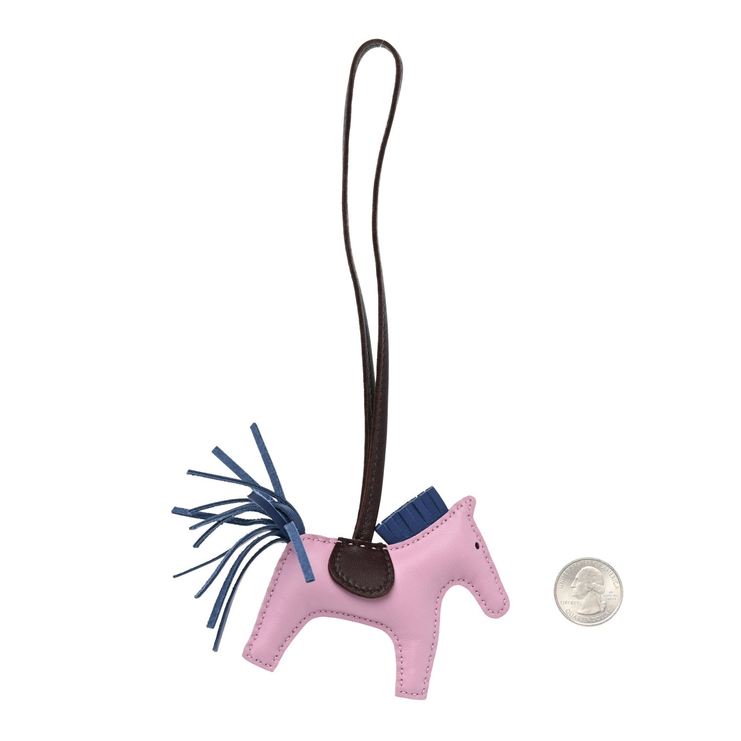 Milo Lambskin Grigri Rodeo Horse Bag Charm PM Mauve Sylvestre Bleu France Rouge Sellier