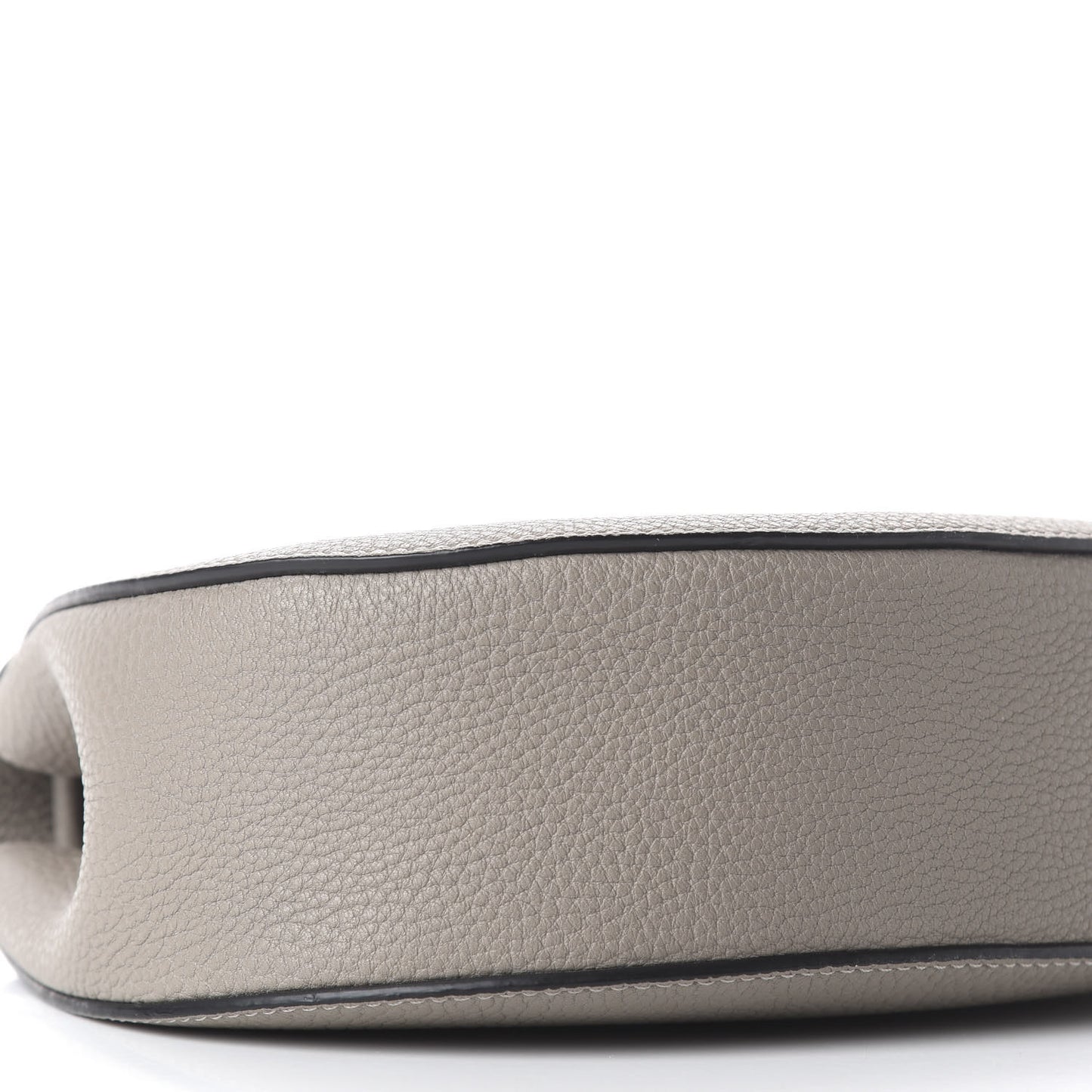 Grained Lambskin Drew Shoulder Bag Motty Grey