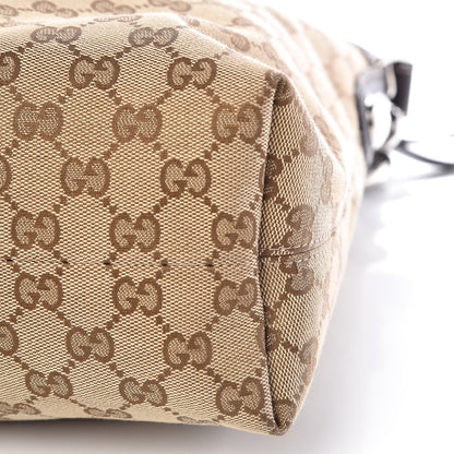 Gucci Monogram Medium Icon Bit Hobo Dark Brown 10 of 11