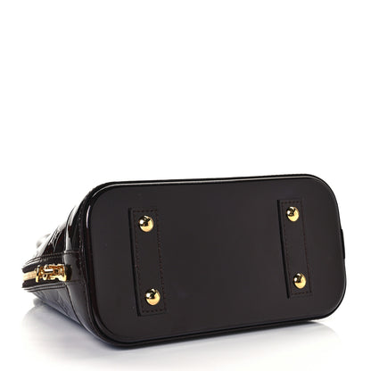 Louis Vuitton Vernis Alma BB Amarante 4 of 8