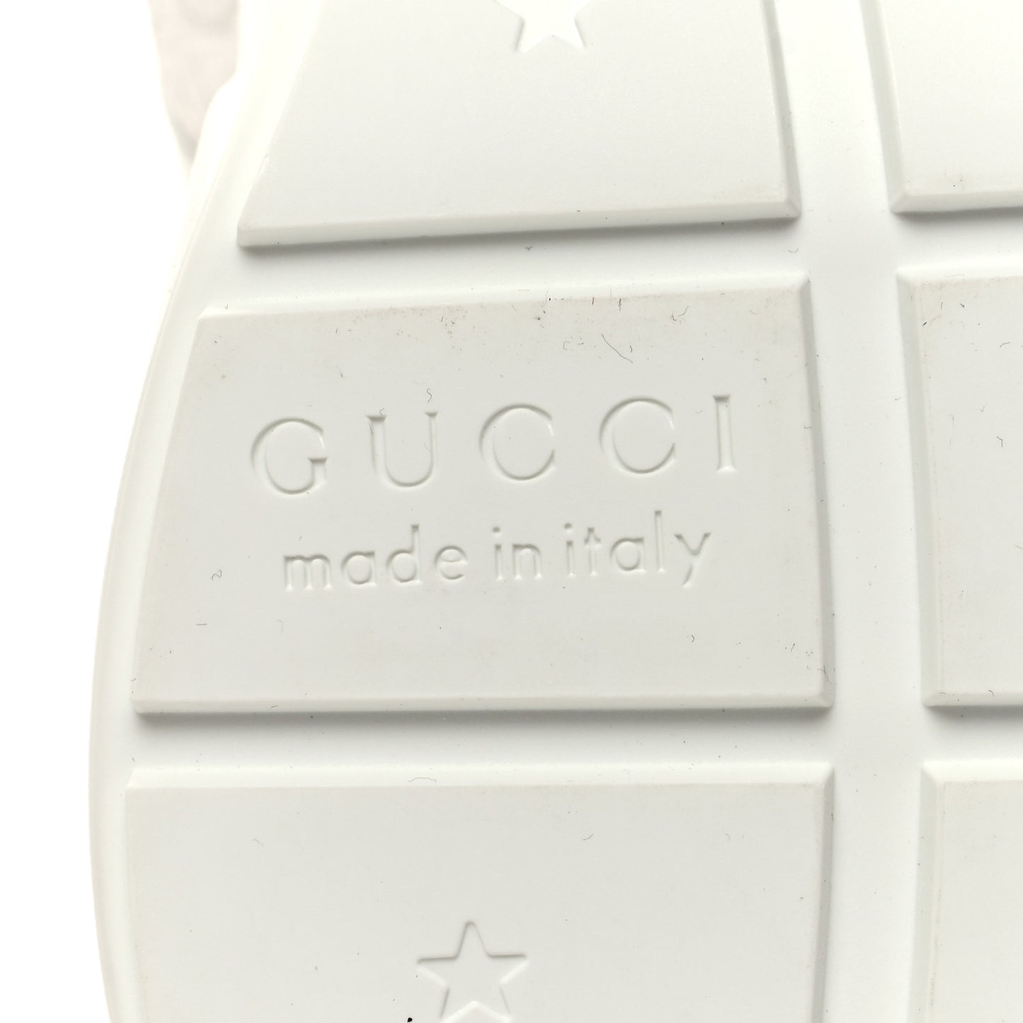 GG Supreme Monogram Womens Rhyton Sneakers 39 White