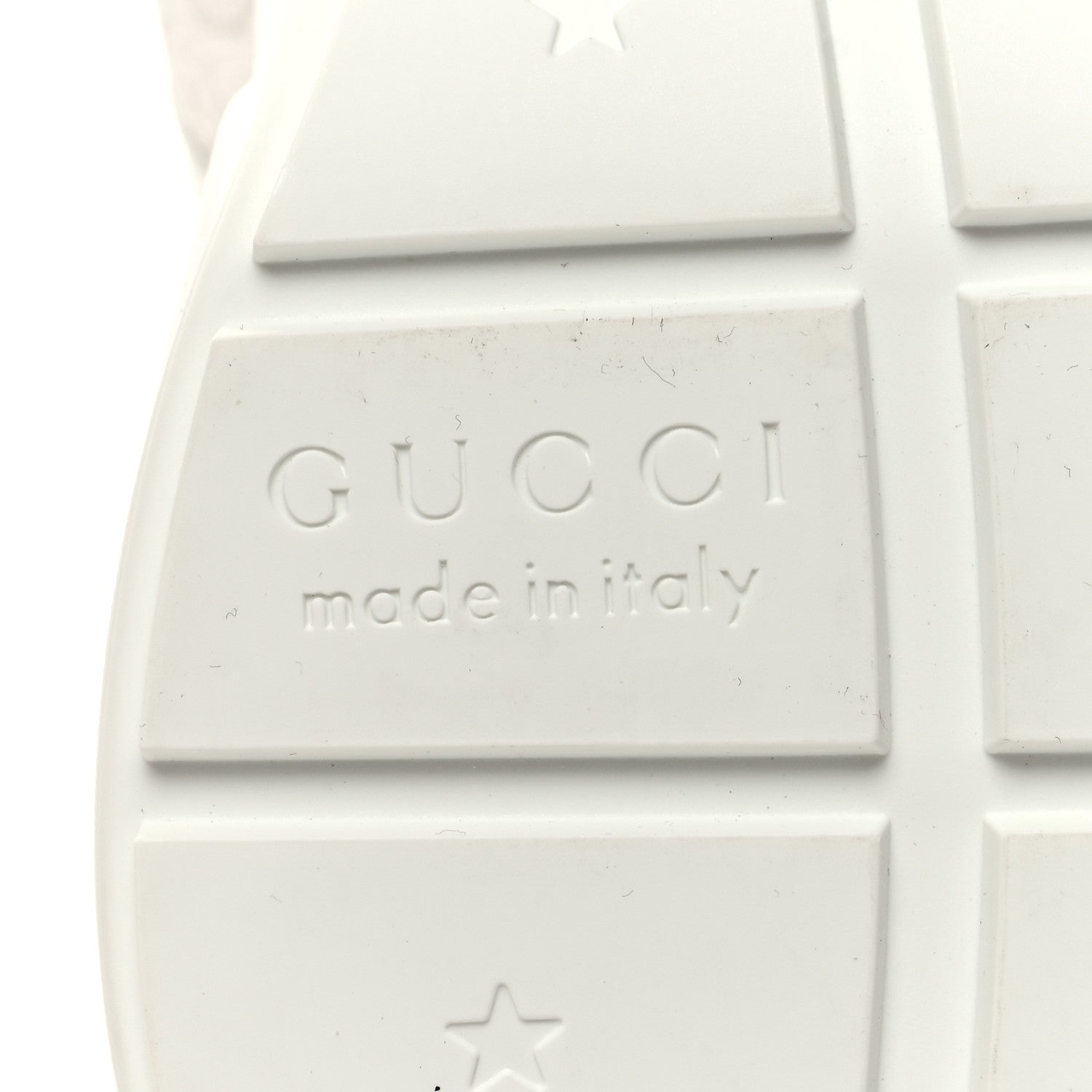 Gucci GG Supreme Monogram Womens Rhyton Sneakers 39 White 7 of 9