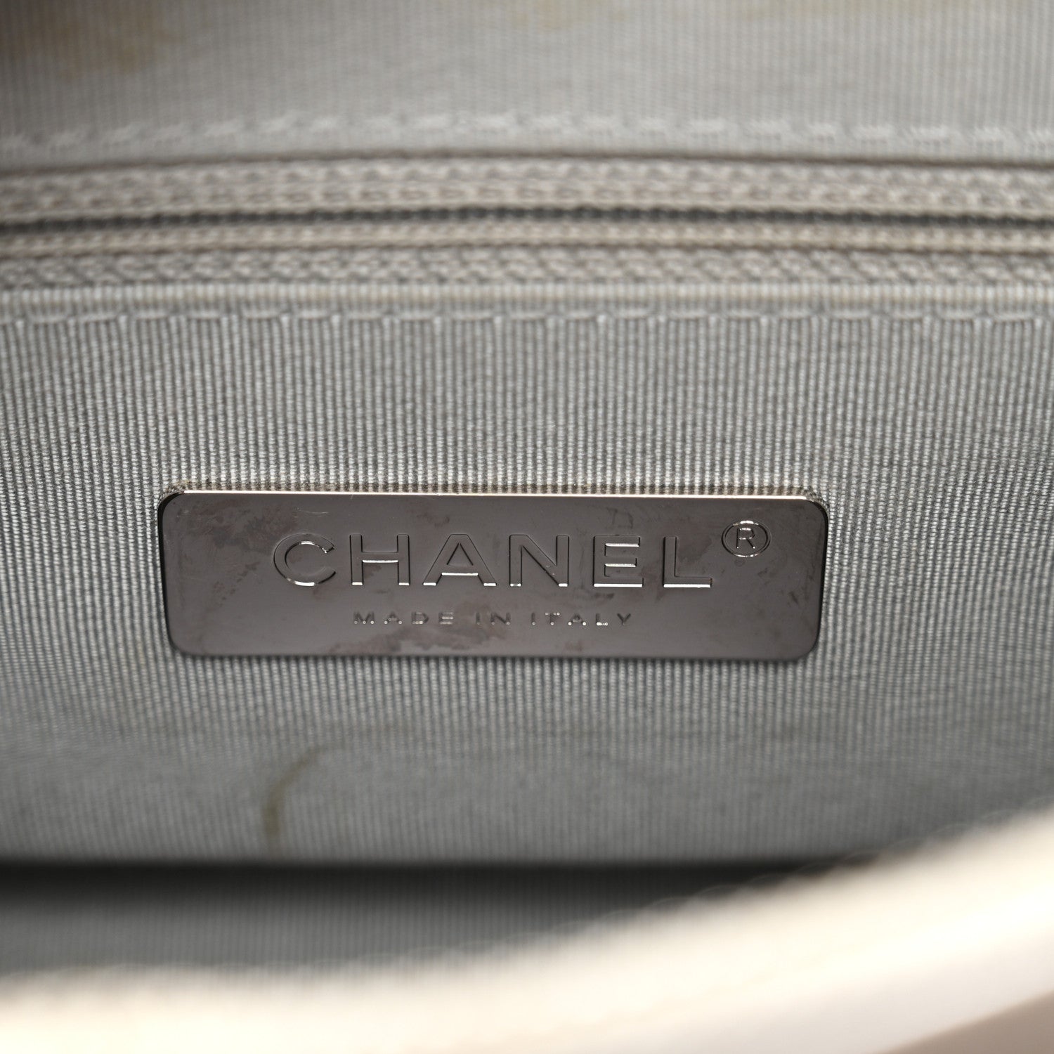Chanel Metallic Aged Calfskin Quilted Small Gabrielle Hobo Silver 6 of 12